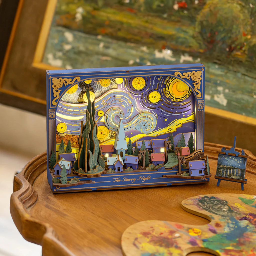 Rowood The Starry Night Wooden 3D Art Puzzle