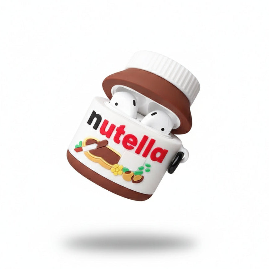 3D Nutella Bottle AirPods Case Silicone