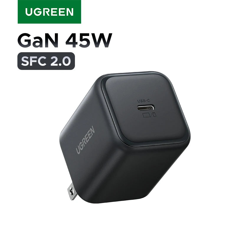 UGREEN 45W GaN Charger PD3.0 Fast Charger for iPhone