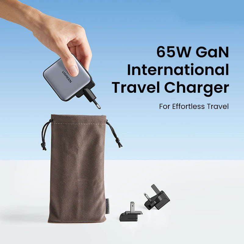 UGREEN GaN 65W Travel Adapter