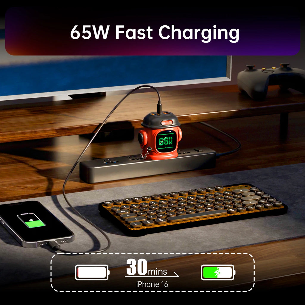 Divoom Dipow 65W Multi-socket Fast Charger
