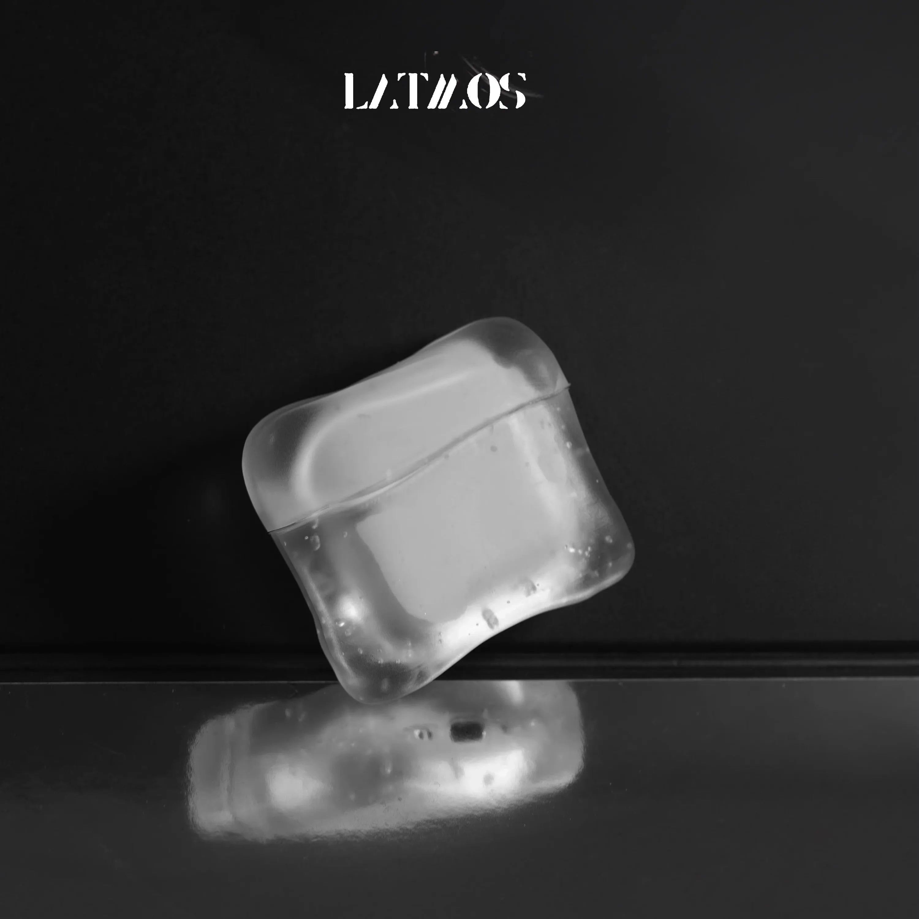 Ice Crystal Bubbles AirPods Case Frosted Transparent Y2K Design Silicone Cover