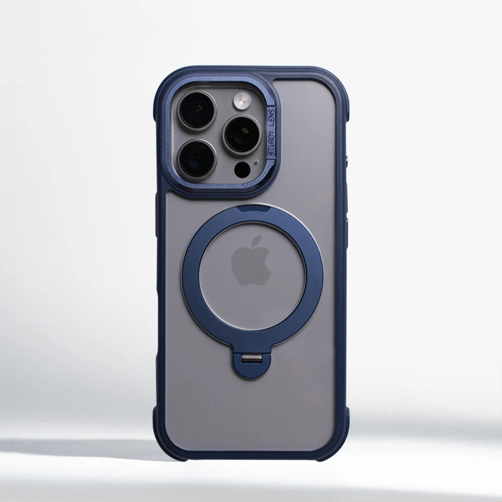 Magnetic Rotatable Holder Shockproof Case for iPhone
