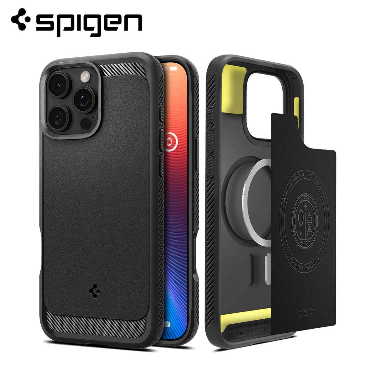 Spigen Rugged Armor MagFit iPhone Case for iPhone 16 Pro Max / 16 Pro