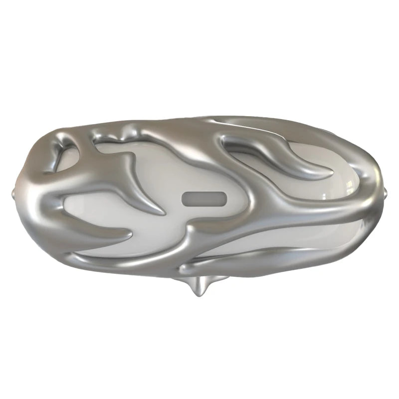 White Grillz AirPods Case 3D Design