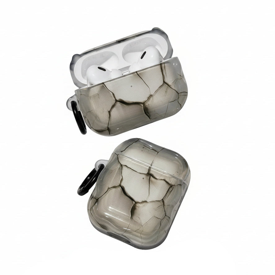 Dry Earth Texture AirPods Case Minimalist Silicone Cover