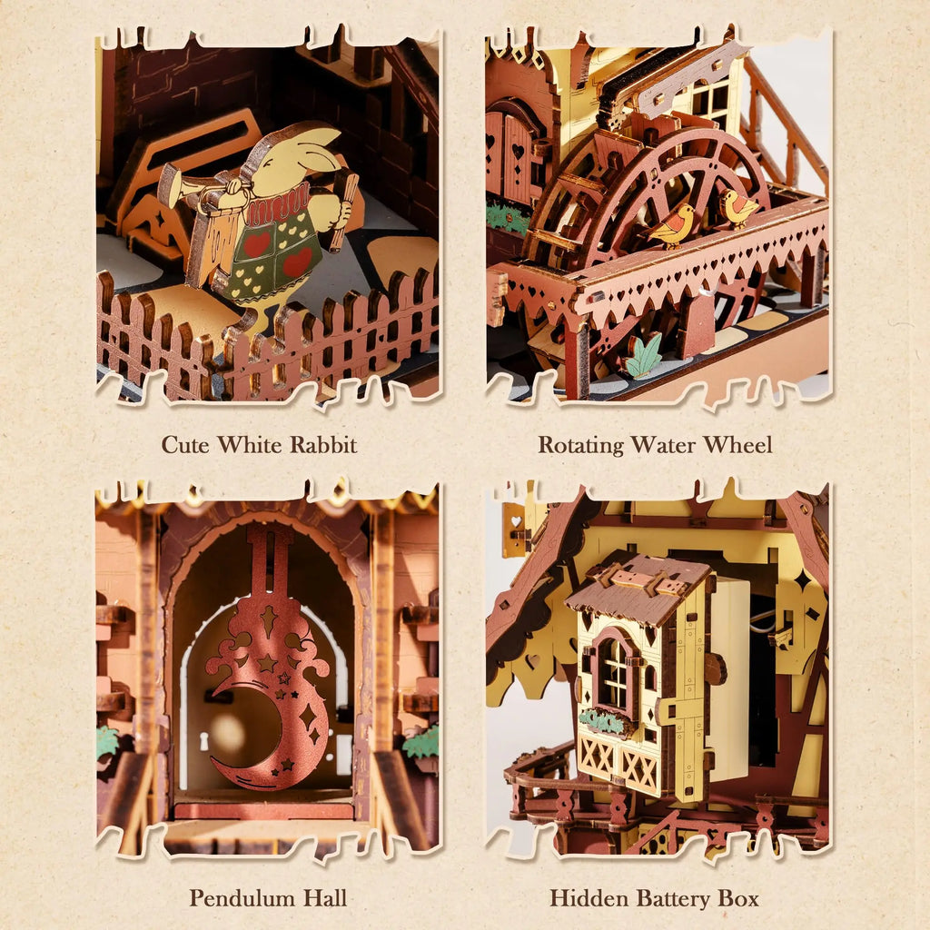 Cuckoo Clock Mechanical 3D Wooden Puzzle