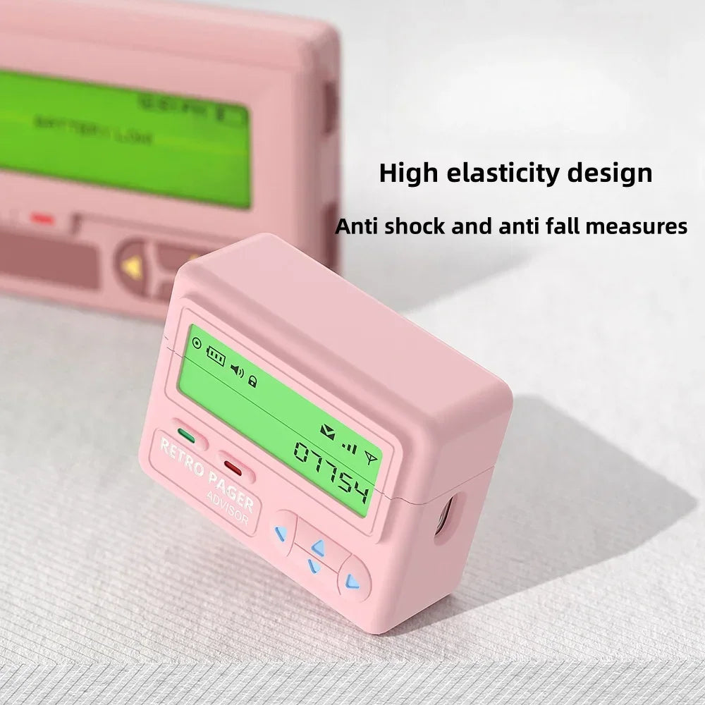 Retro Beeper AirPods Case 90s Pager Design