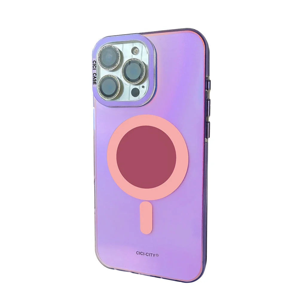 MagSafe Color Changing iPhone Case Mixed Colors Design