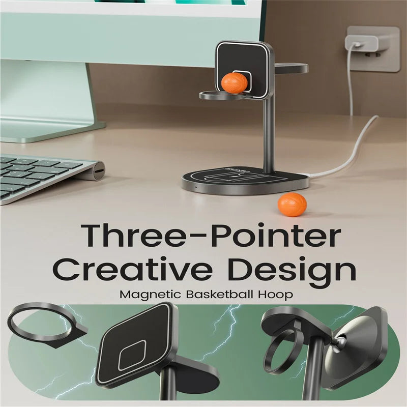 KUXIU X85 Magnetic Wireless Charging Stand For iPhone