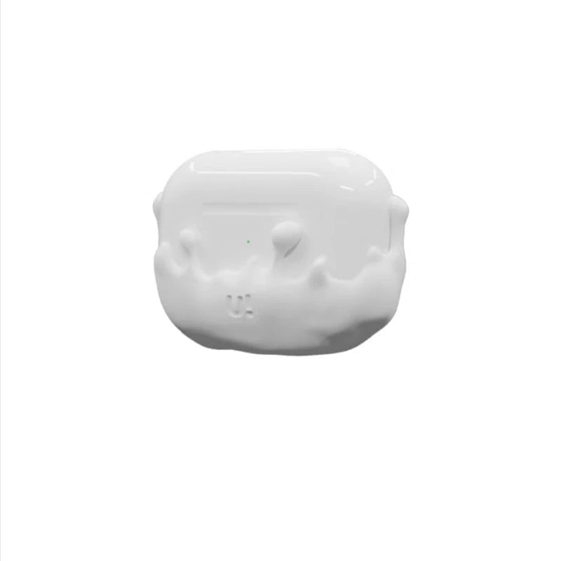 Water Droplet AirPods Case 3D Silicone Cover with Drop Protection