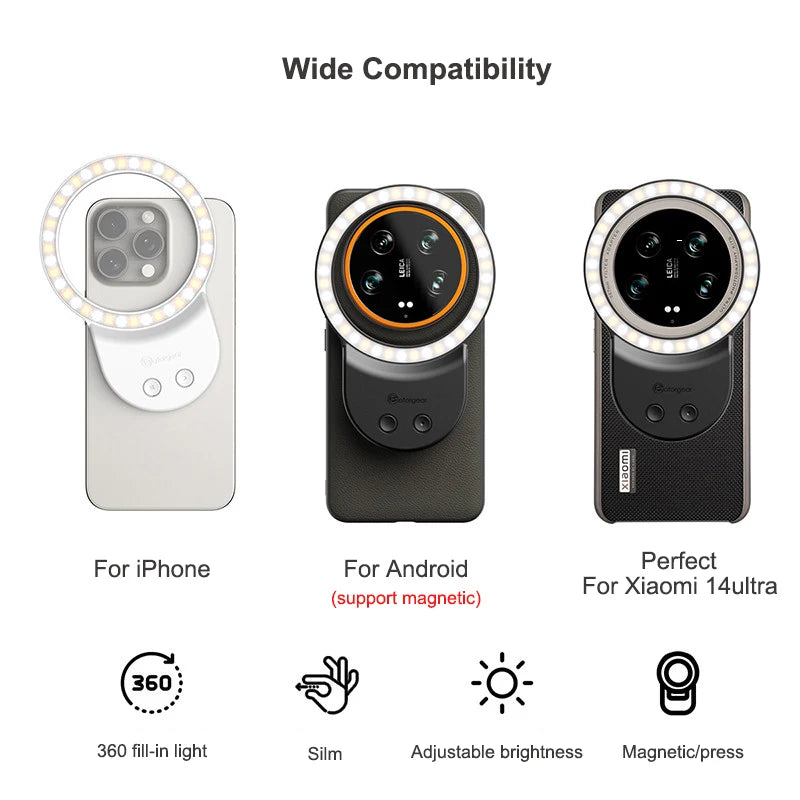 Fotorgear Magnetic Fill Light for iPhone