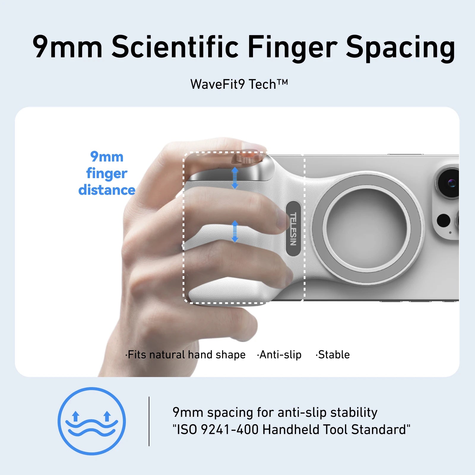 TELESIN Magnetic Phone Camera Shoot Hand Grip
