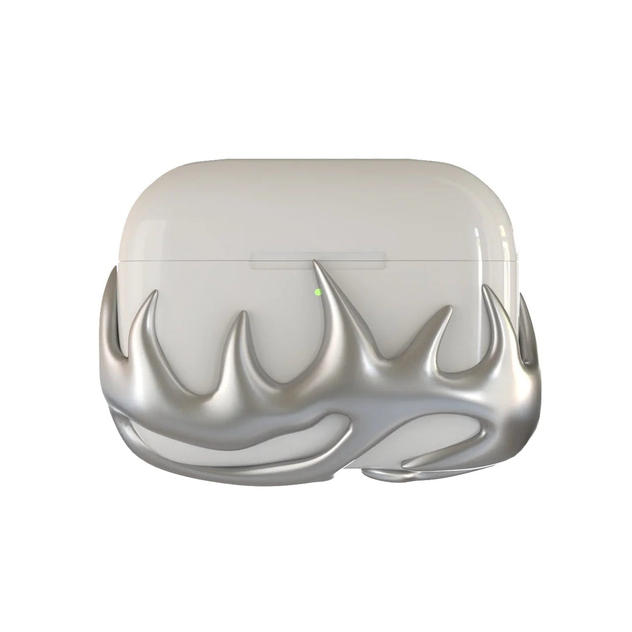 White Grillz AirPods Case 3D Design