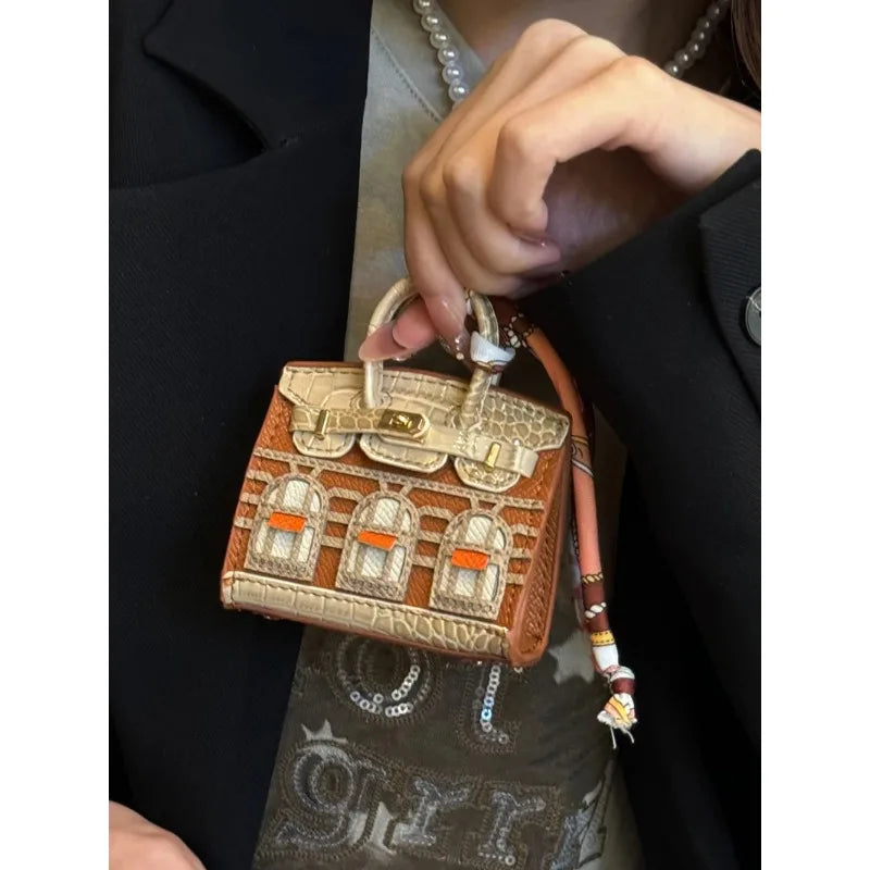 Luxury Mini Bag AirPods Case with Lanyard