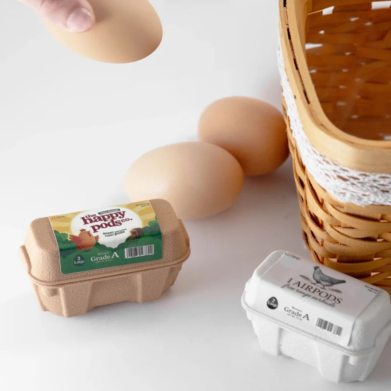 Cute Egg Tray AirPods Case Anti Drop