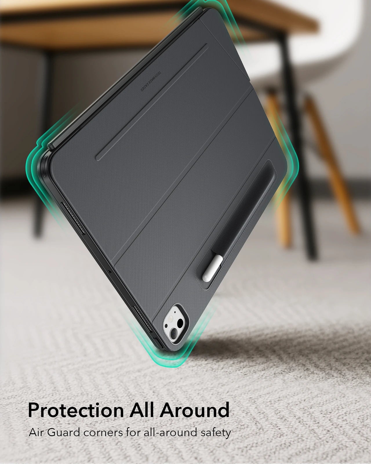 ESR Shift Keyboard Case (Detachable) Bluetooth for iPad