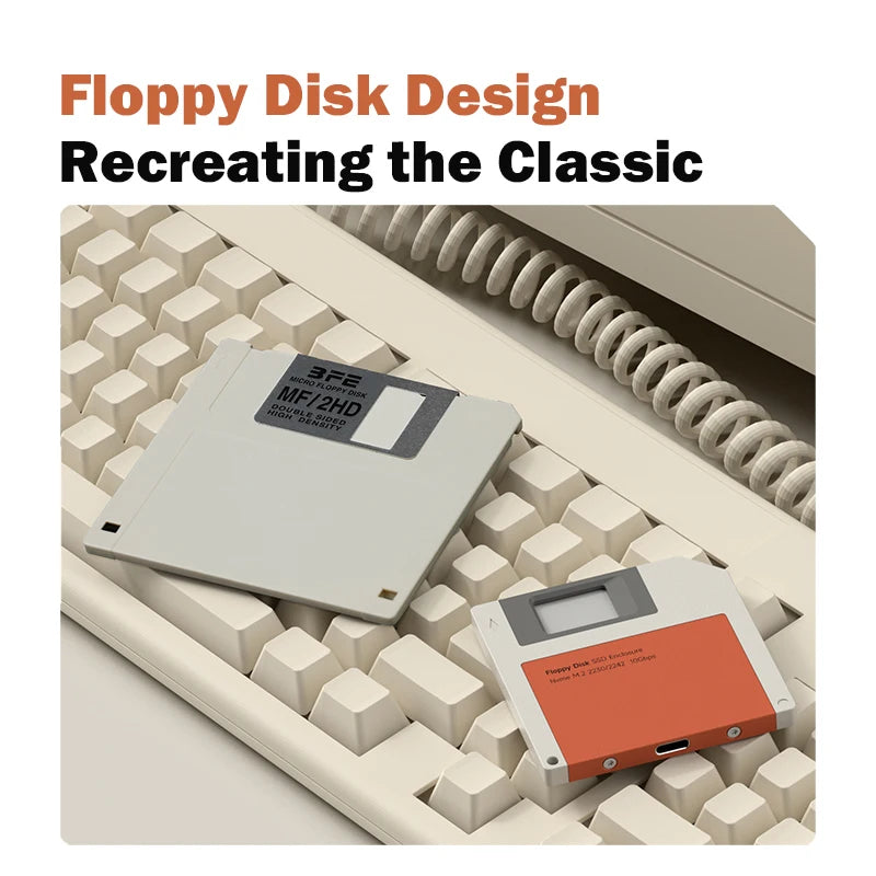 Hagibis Floppy Disk Style SSD Enclosure