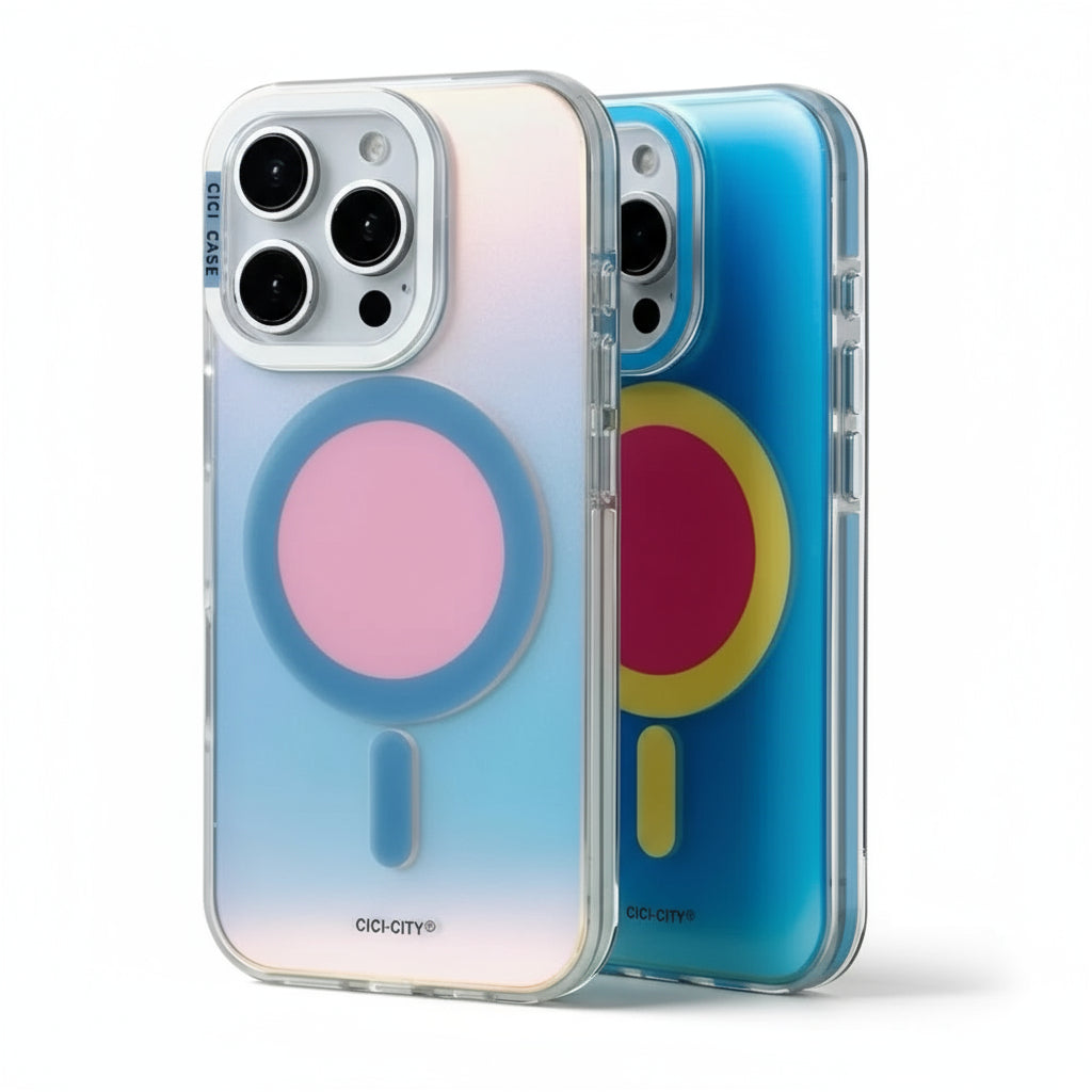 MagSafe Color Changing iPhone Case Mixed Colors Design