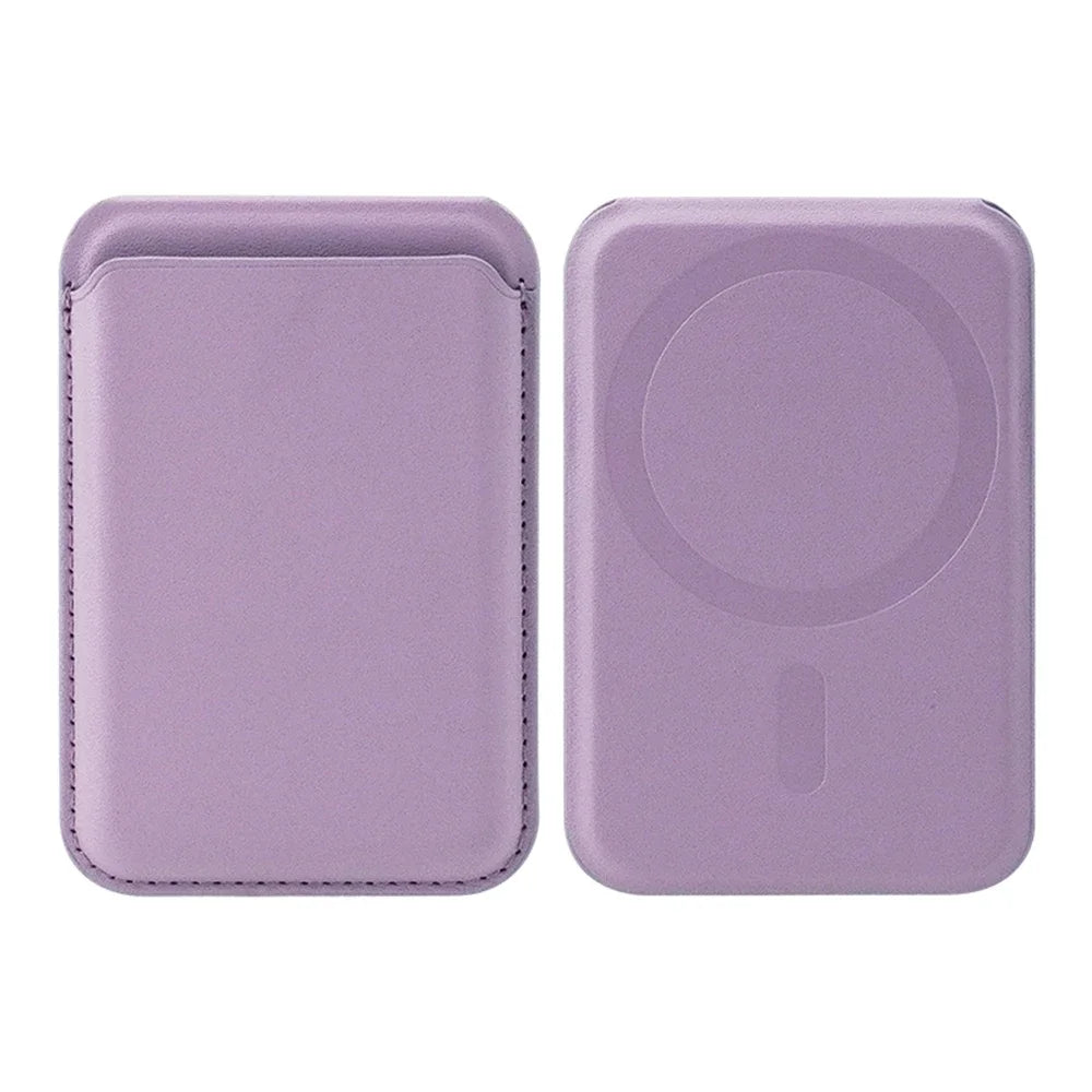 Strong MagSafe Leather Card Wallet
