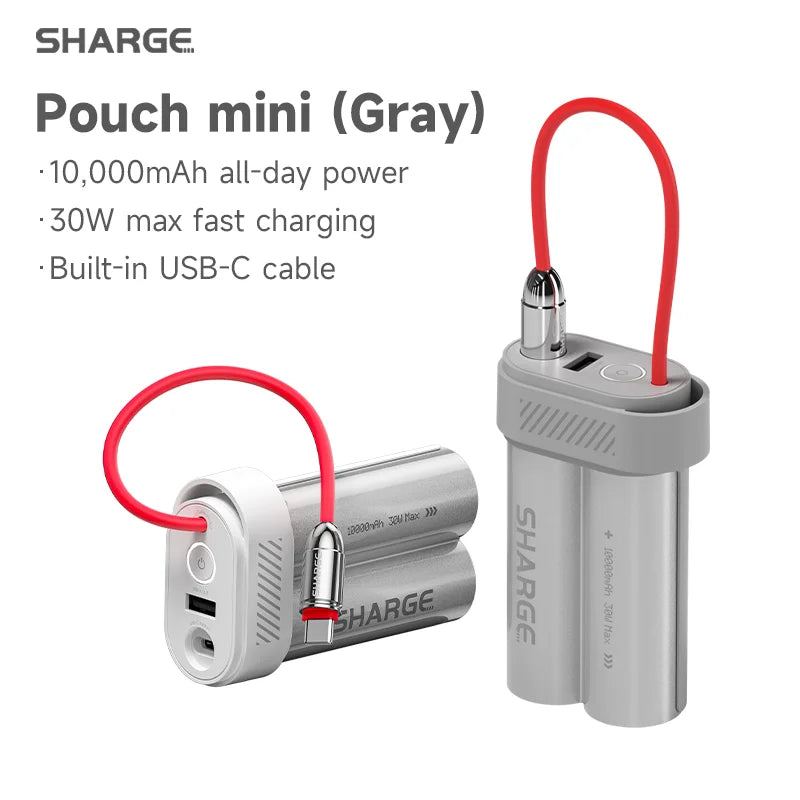 SHARGE Pouch Mini Power Bank 10000mAh