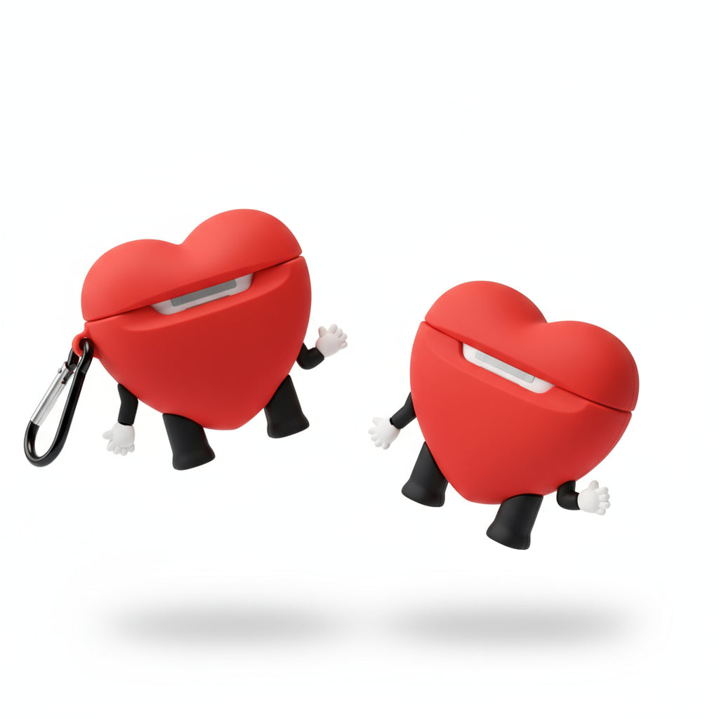 Bad Bunny AirPods Case Cartoon Silicone