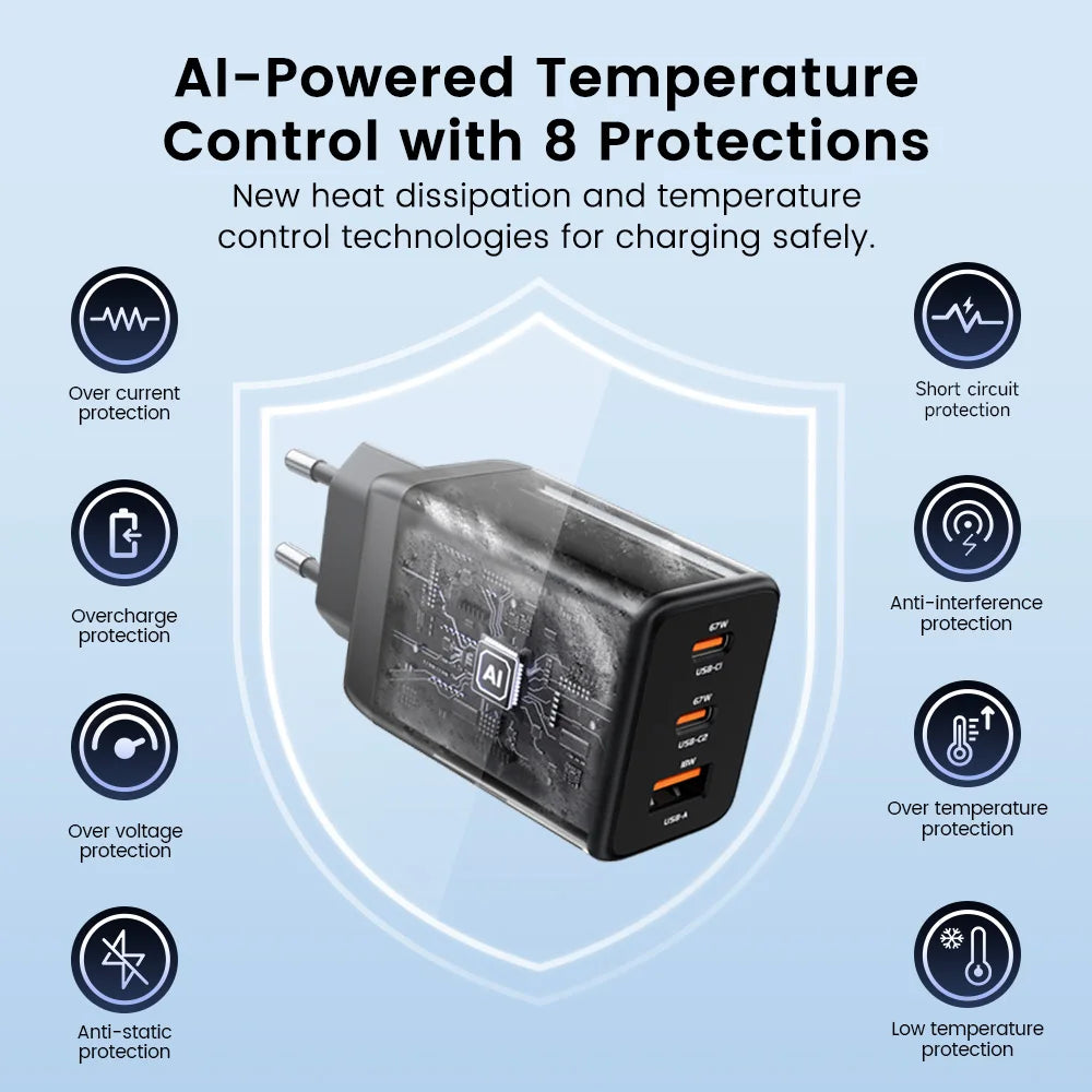 MOVESPEED 67 W USB-C Charger Fast Charging