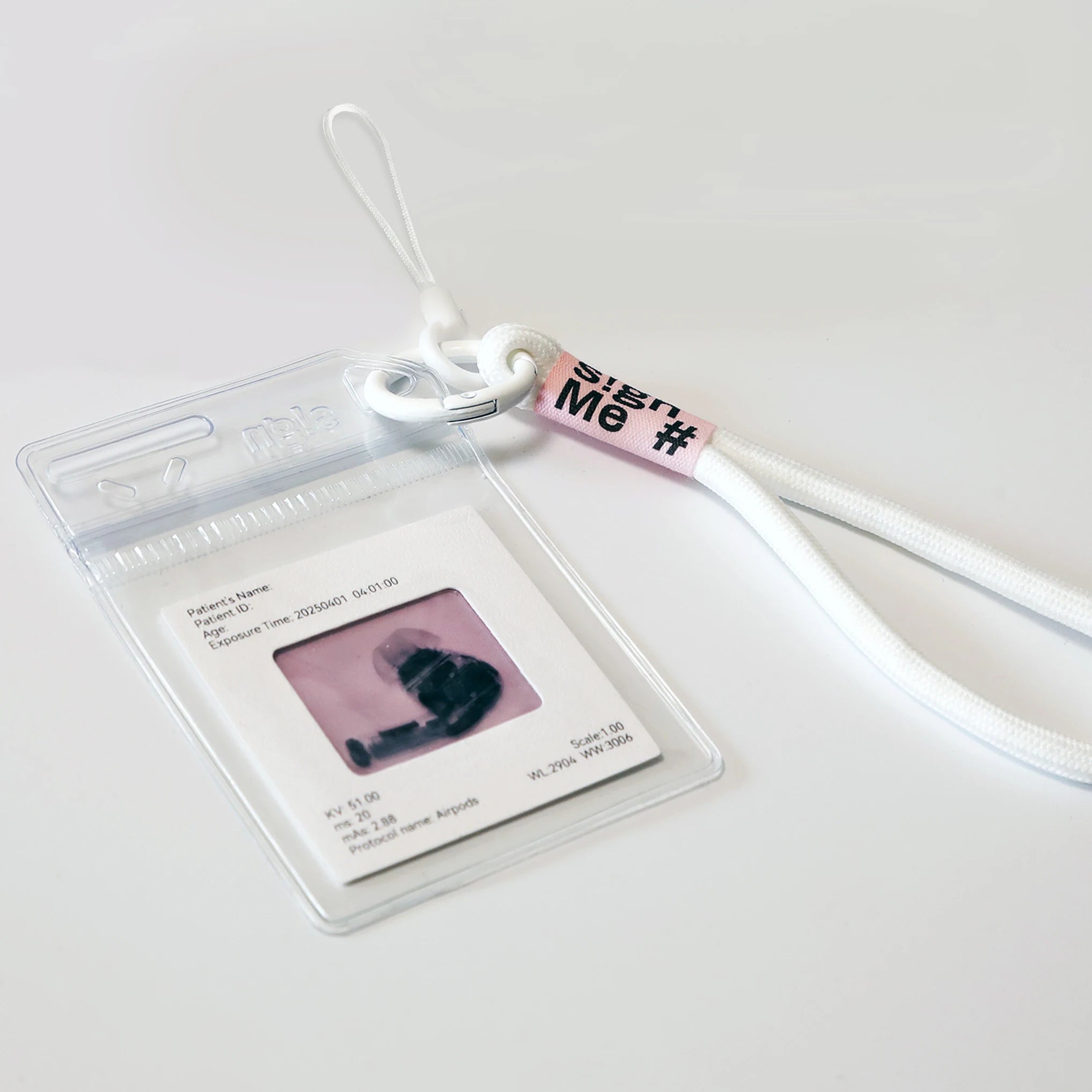 Music Drip S!gn IV Bag AirPods Case Pink