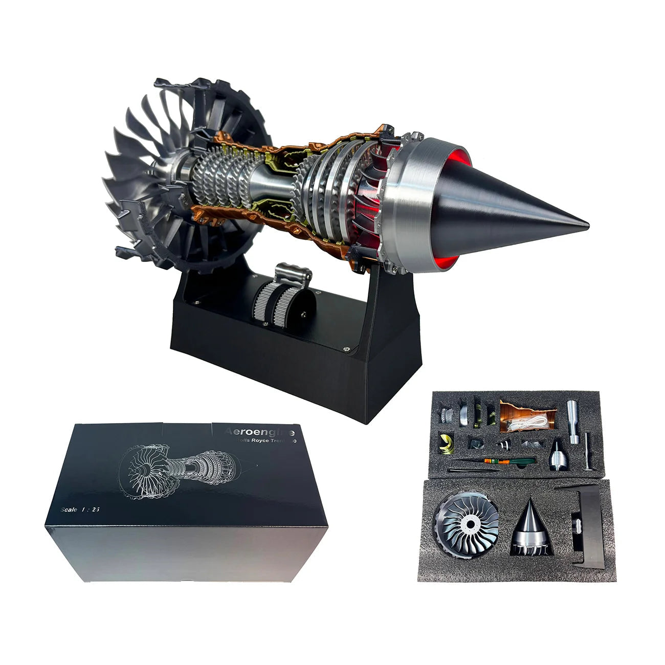 Super Turbofan Engine Model Brushless Motor Function Fan Electric