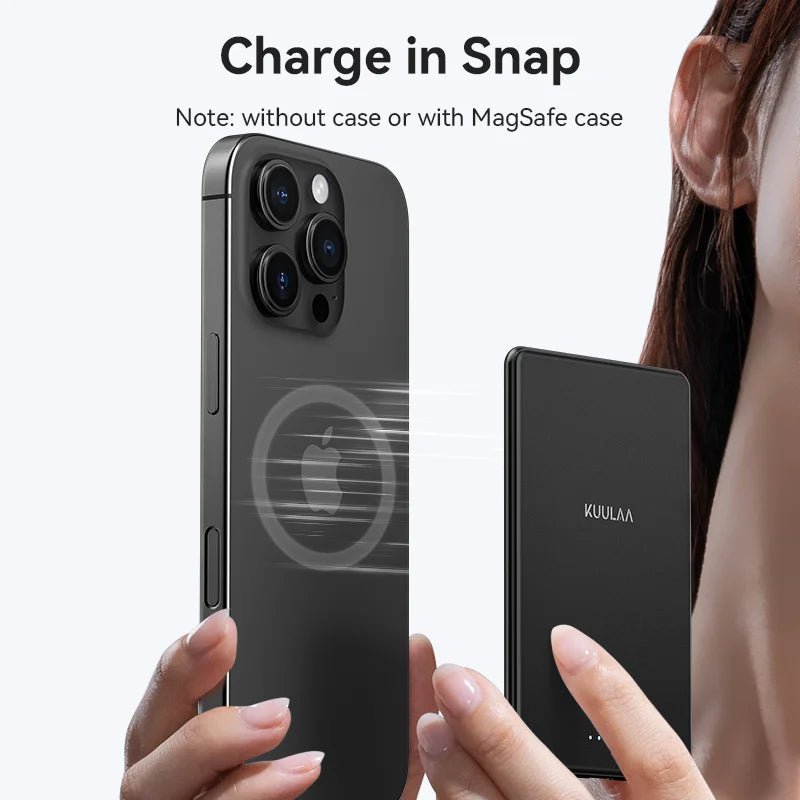 KUULAA Thin Wireless Power Bank 5000mAh 20W Magsafe