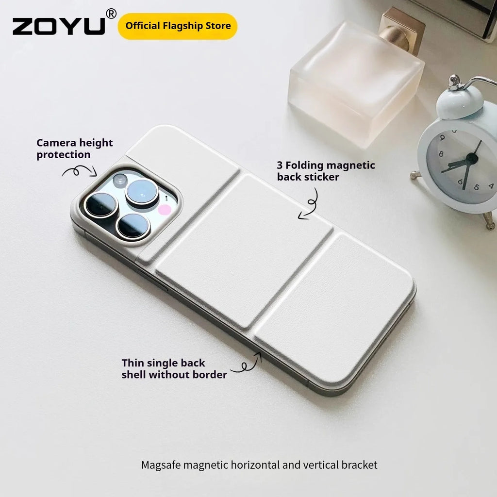 ZOYU iPhone Case Suitable Ultra Thin Magnetic
