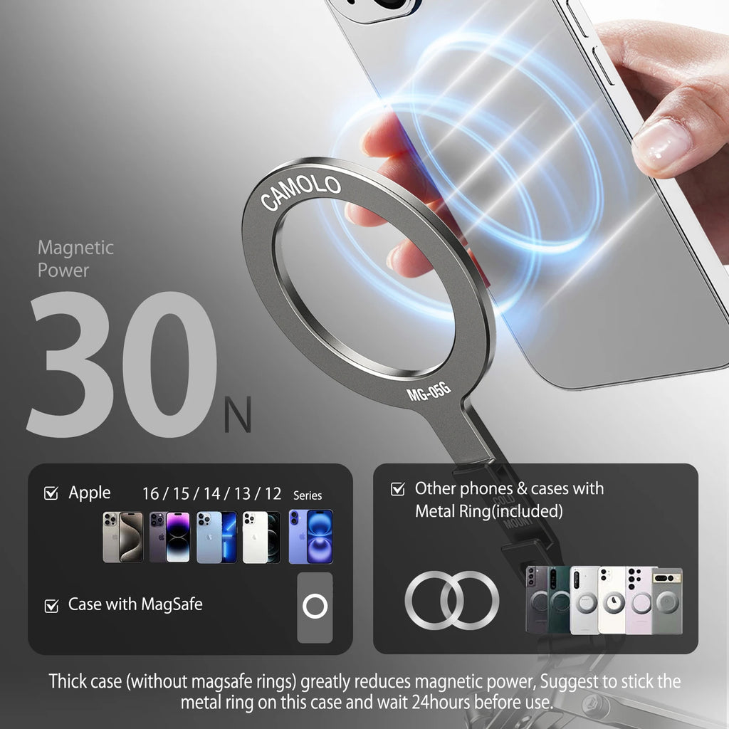 Camolo Foldable Magsafe Pocket Phone Tripod Lightweight