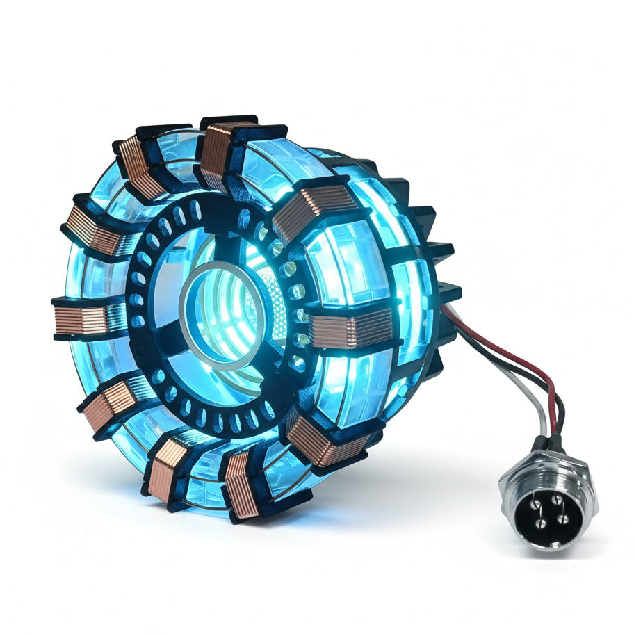Iron Arc Reactor MK1/MK2 Tony Stark Heart LED Lamp with Voice Control