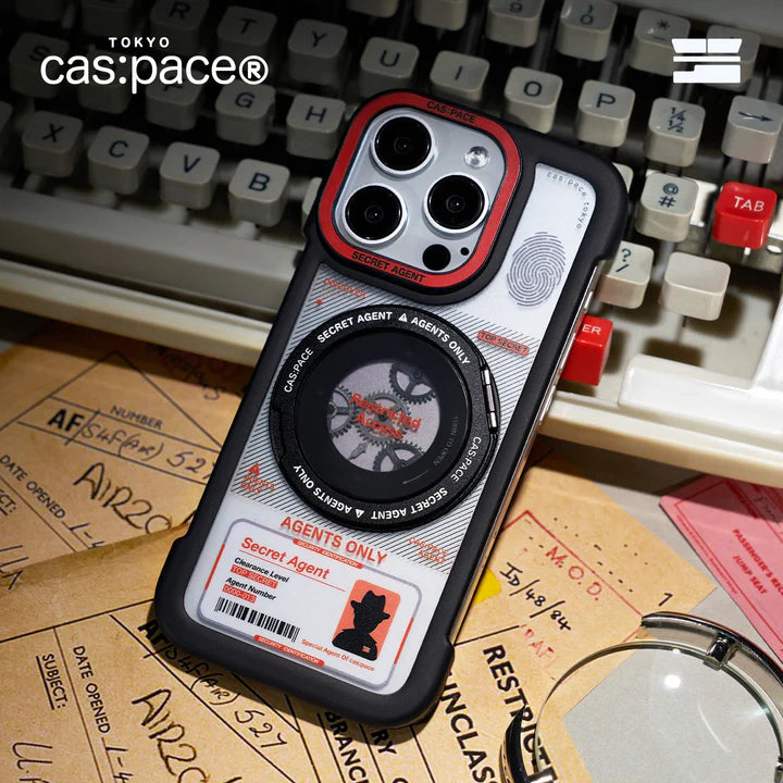 Cas:pace Secret Agent MagSafe iPhone Case | Rotatable Folding Stand