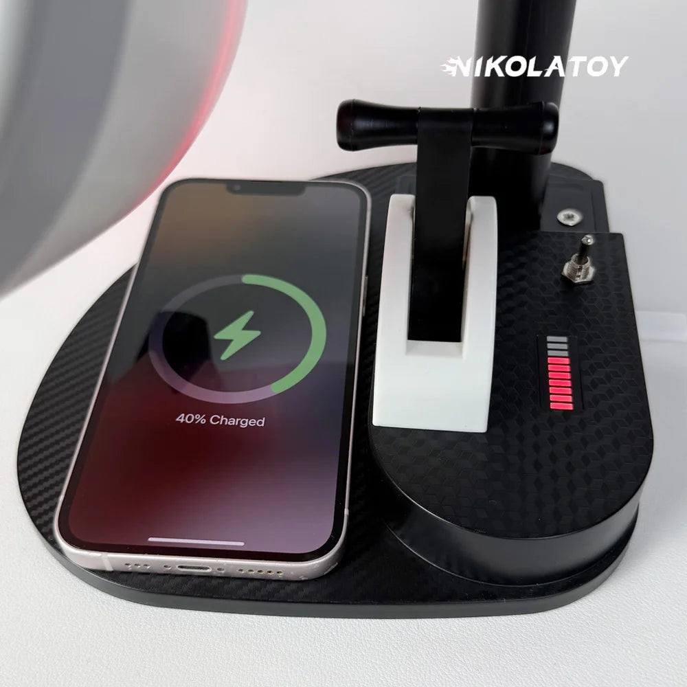 NIKOLATOY® Desktop JetFan Wireless Charging and Humidifier