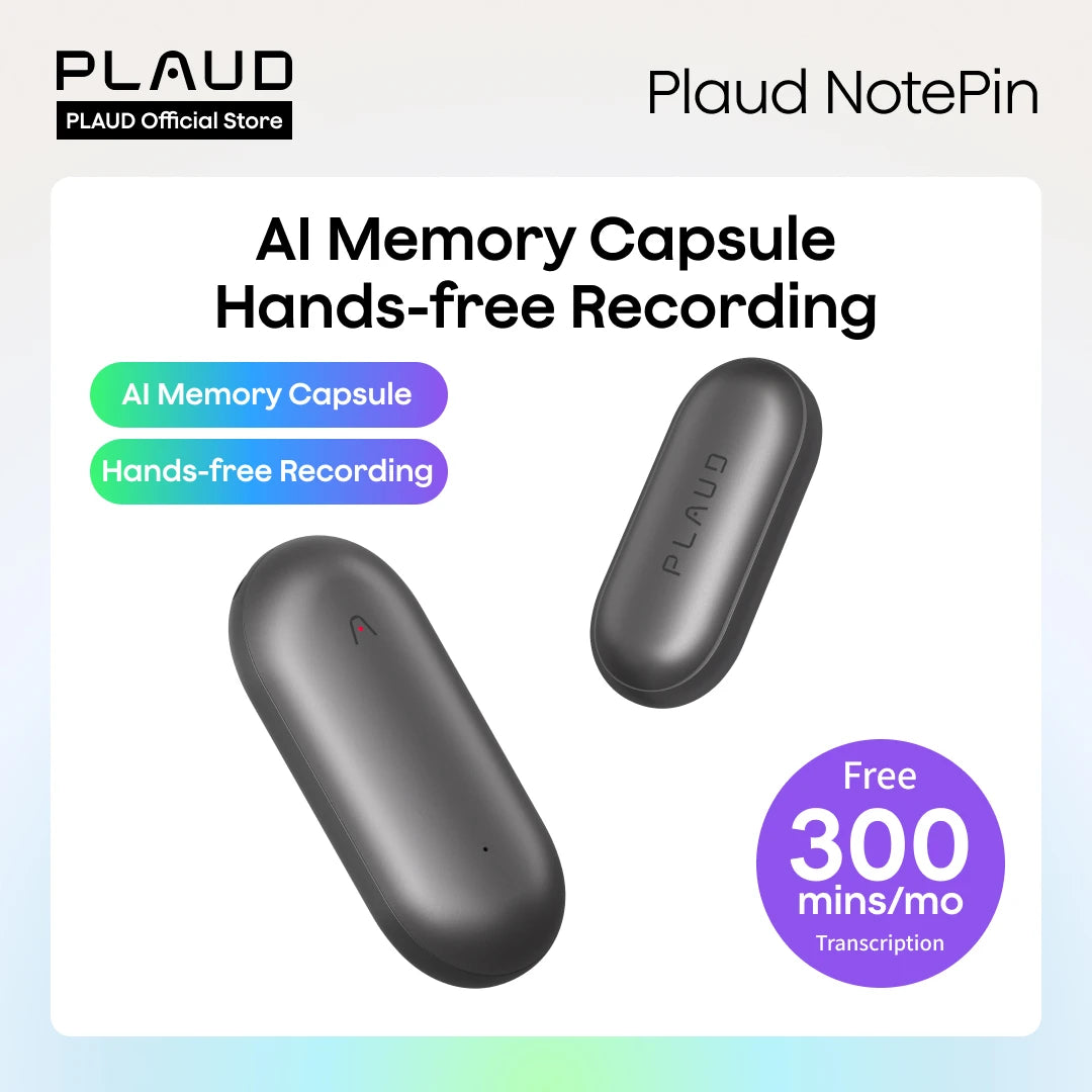 PLAUD NotePin AI Voice Recorder