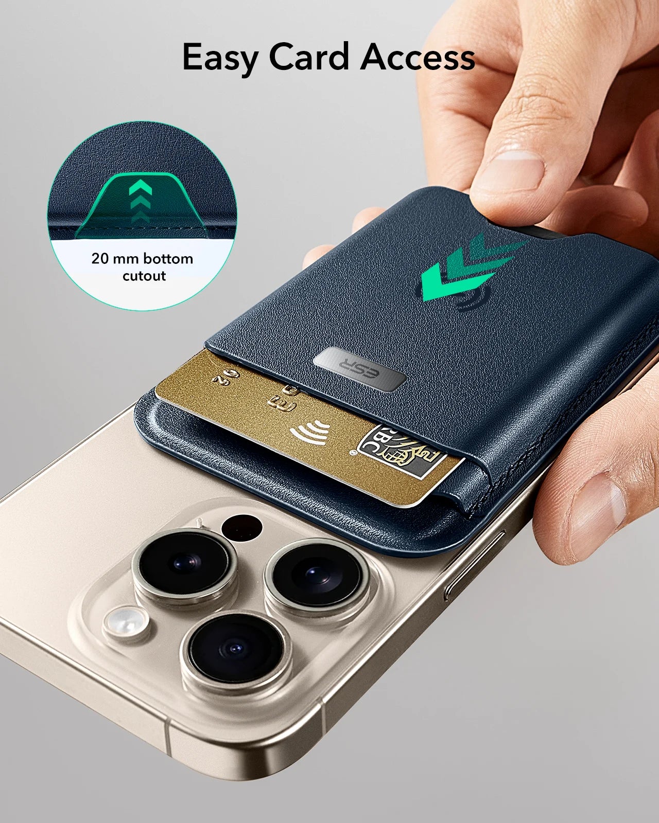 ESR Geo Wallet Boost (HaloLock) MagSafe with Find My