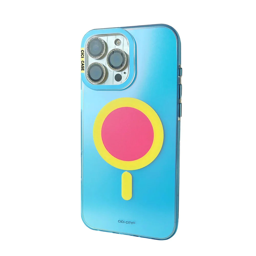 MagSafe Color Changing iPhone Case Mixed Colors Design