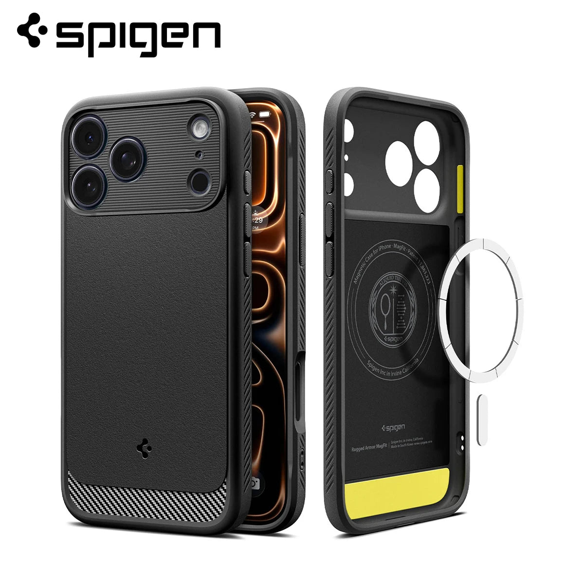 Spigen Rugged Armor MagFit iPhone Case for iPhone 17 Series