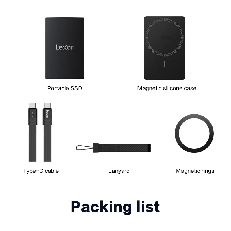 Lexar SL500 Portable SSD Magnetic
