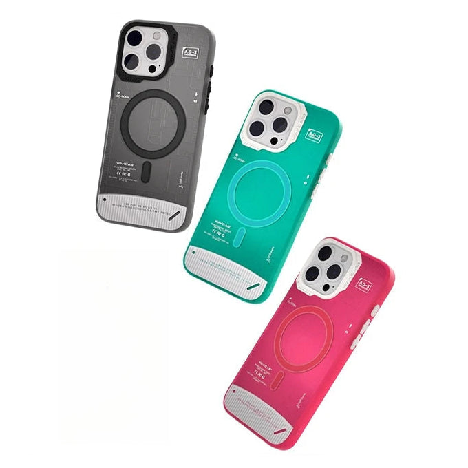 Wakcas Color Mechanical MagSafe iPhone Case | Matte Magnetic Protection