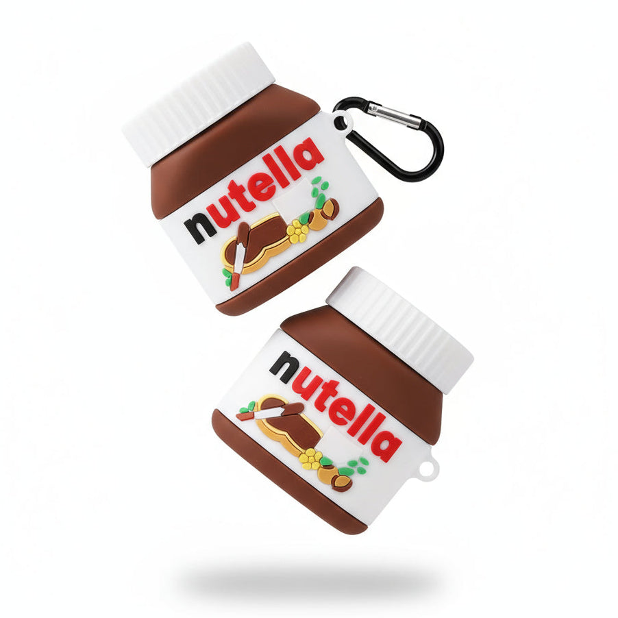 3D Nutella Bottle AirPods Case Silicone