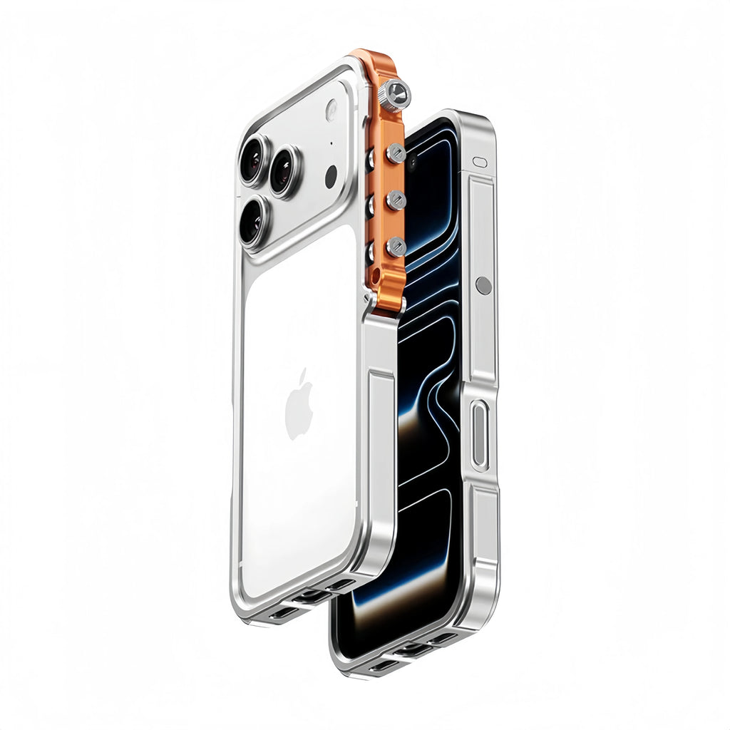 Aluminum Alloy Frame Case for iPhone Cyberpunk