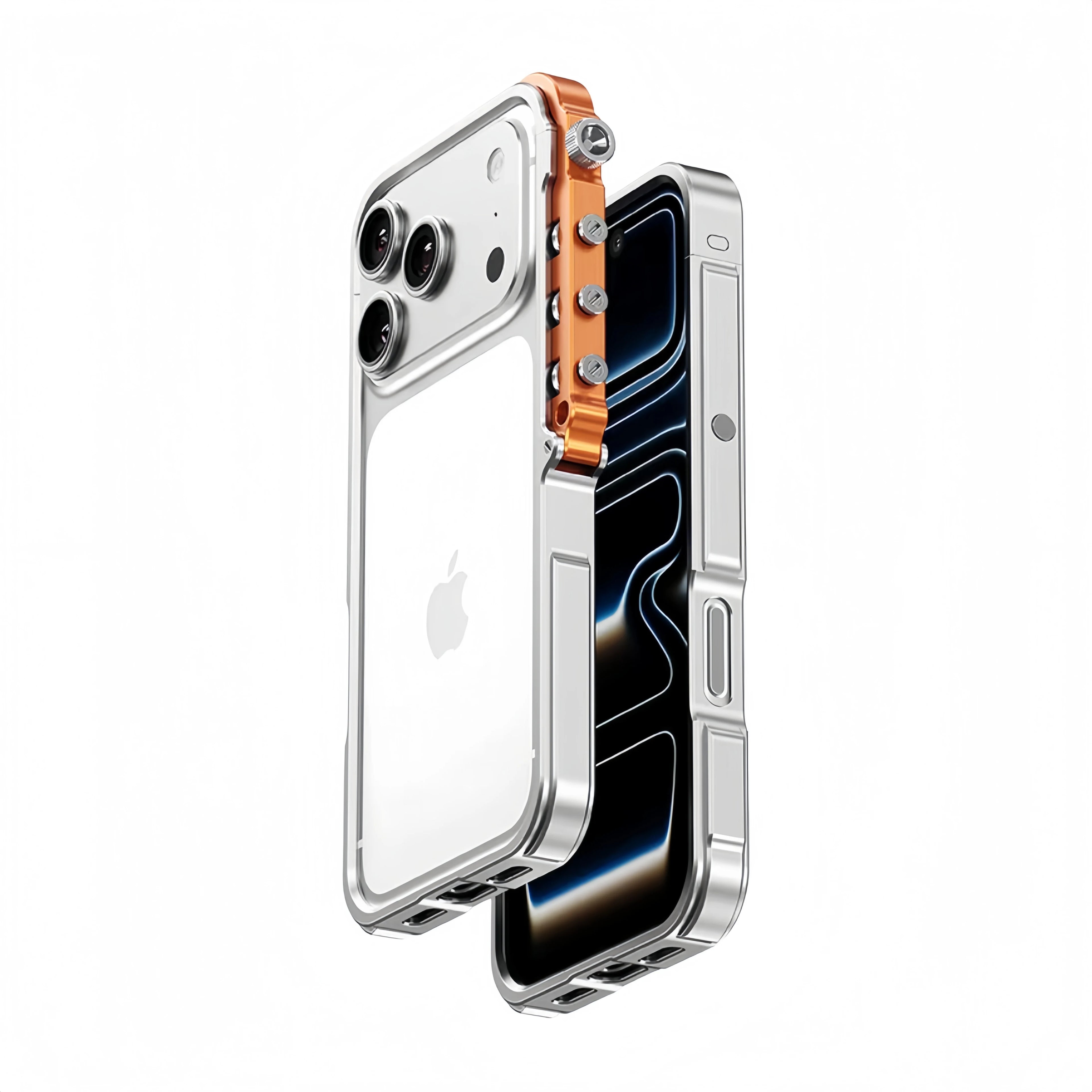 Aluminum Alloy Frame Case for iPhone Cyberpunk