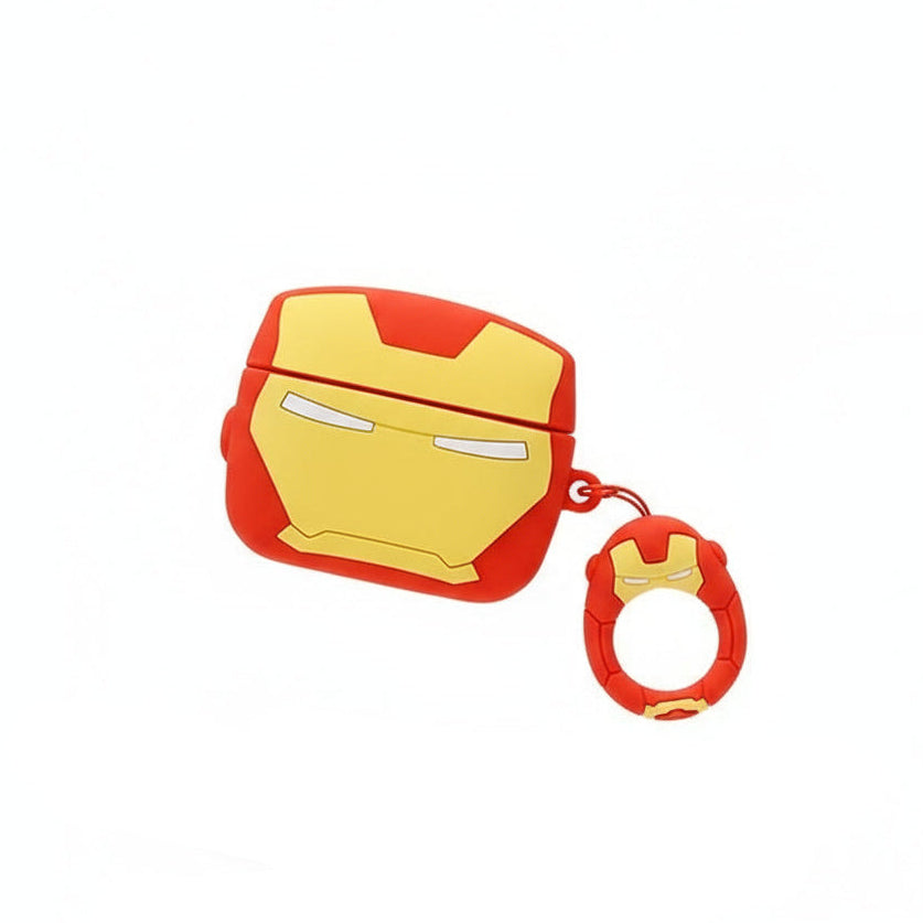Marvel Superhero AirPods Case Spider-Man, Iron Man, Captain America Silicone