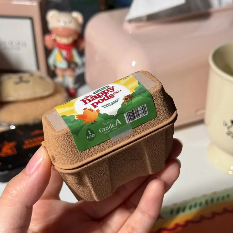 Cute Egg Tray AirPods Case Anti Drop