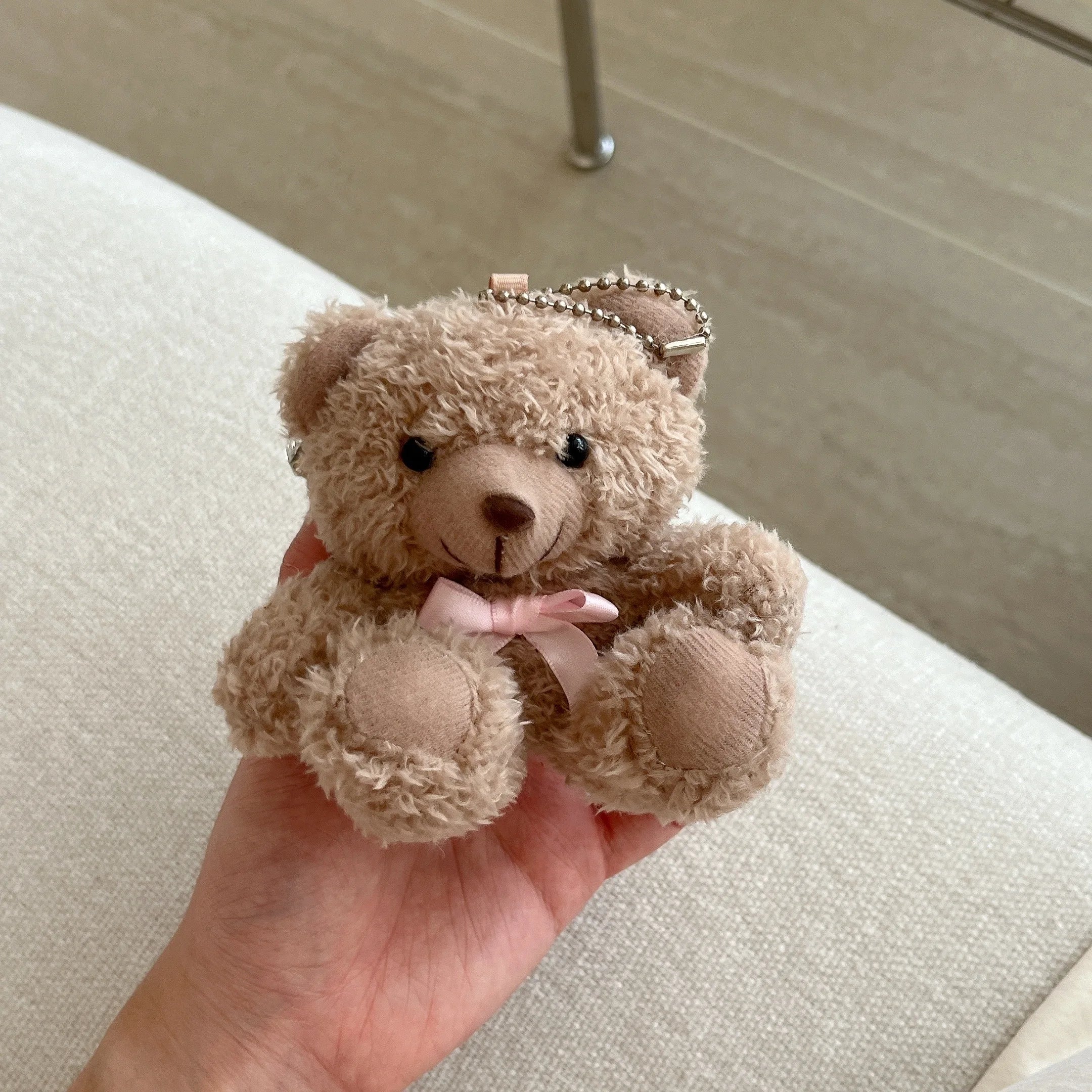 Fluffy Teddy Bear AirPods Case