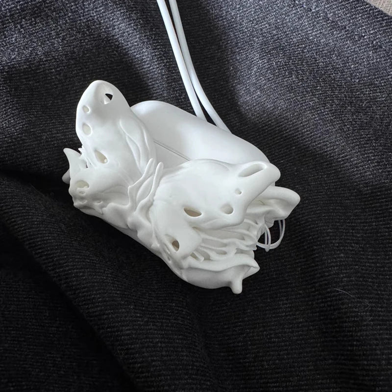 3D Butterfly Art AirPods Case Artistic Silicone Design