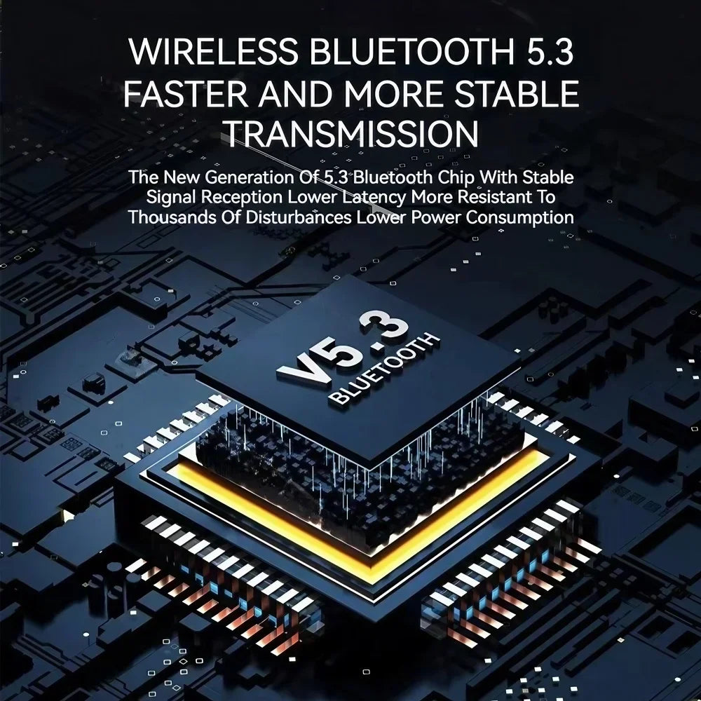 Mechanical LED Wireless Speaker - Dual Bass Transparent Design