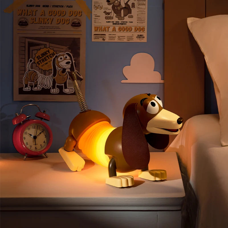 Slinky Dog Ornamental Lamp Toy Story Stretchy Figure Light